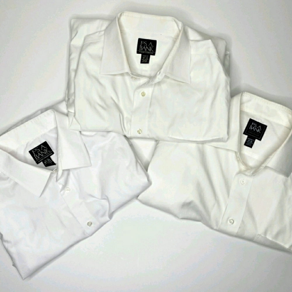Jos. A. Bank White Dress Shirt Bundle